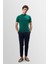 Ördek Yeşili Slim Fit Basic T-Shirt 2
