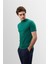 Ördek Yeşili Slim Fit Basic T-Shirt 3