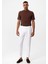 Kahve Slim Fit Basic T-Shirt 2