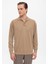 Camel Apaş Yaka Regular Fit Uzun Kollu Kazak 3