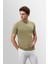 Açık Haki Slim Fit Basic T-Shirt 1