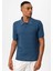 Indigo Slim Fit Polo Yaka Erkek T-Shirt 3
