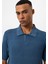 Indigo Slim Fit Polo Yaka Erkek T-Shirt 4