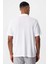 Beyaz Polo Yaka Fermuarlı Erkek T-Shirt 5