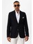 Siyah Torba Cepli Astarsız Erkek Blazer Ceket 1