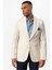 Bej Torba Cepli Astarsız Erkek Blazer Ceket 1