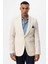 Bej Torba Cepli Astarsız Erkek Blazer Ceket 3