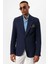 Lacivert Torba Cepli Astarsız Erkek Blazer Ceket 1