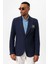 Lacivert Torba Cepli Astarsız Erkek Blazer Ceket 2