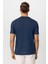 Lacivert V Yaka Basic Erkek T-Shirt 5