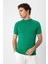 Yeşil Bisiklet Yaka Triko T-Shirt 8
