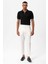 Siyah Polo Yaka Fermuarlı Örme Erkek T-Shirt 2
