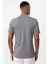 Koyu Gri Slim Fit Basic T-Shirt 5