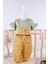 Puantiyeli Askılı Tulum Bluz Kız Bebek Çocuk Yazlık Takım 831 1
