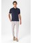 Lacivert Polo Yaka Slim Fit Erkek T-Shirt 1