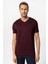 Mürdüm Basic V Yaka Erkek T-Shirt 1