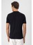 Siyah Bisiklet Yaka Slim Fit T-Shirt 3