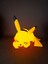 Meg Art 3D Uyuyan Pikachu Figürü Dekoratif Lamba Masaüstü Aydınlatma Taşınabilir Lambası 2