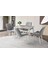 Milano Rambla Ahşap Salon Yemek Masa Sandalye Takımı 4 Sandalyeli Ortadan Açılır Büyüyen 90X140CM 1