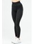 Siyah Slim Fit Yüksek Bel Toparlayıcı Kadın Tayt SSD0022 2