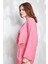 Pembe Müslin Kumaş Önden Bağlamalı Bluz 27355 4