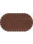 Rattan Plakası Oval 25X14 Ceviz 2 Adet 1