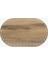 Rattan Plakası Oval 30X18 Keçe 1