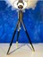 E27 Tüylü Model Tripod Modern Gold Ayak Abajur Lamba 46-70 Modern Altın 1 Metal 2