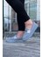 Triko Babet Erkek Casual Ayakkabı Tekstil Gri Topuk Boyu 3 Cm 2