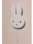 CoolKids Studio Beyaz Miffy Gece Lambası Pilli LED Aydınlatma Ahşap 8 + Ledli GU10 1