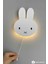 CoolKids Studio Beyaz Miffy Gece Lambası Pilli LED Aydınlatma Ahşap 8 + Ledli GU10 3