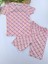 Kız Çocuk Yazlık Şortlu Pijama Takımı Pembe Renk Puantiyeli 1