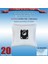 Oxygen Z 5500→Z 5695 - Z 5530 Oxygen - Z 5533 Oxygen - Z 5540 Oxygen - Z 5560 Oxygen - Z 5561 Oxygen Modellerine Uygun 20 Adet Süpürge Toz Torbası 202420 1