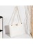 Bayan Tote Çanta Deri Kadın Omuz Çantası Zincir Handbags Moda Crossbody Çanta (Yurt Dışından) 1