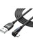 2m 2.1A Şarj Kablosu Usb'den Yıldırıma 180 Derece Döndürülmüş Veri Kablosu LED Göstergeli (Yurt Dışından) 1