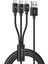 Devıa Gracious Serisi 1 2 M 3'ü 1 Arada Kablo Usb A Ip+Mikro+Tip C 3A Telefon Şarj Kablosu (Yurt Dışından) 1