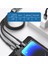 1 2 M 3'ü 1 Arada Şarj Kablosu USB A'dan Ip+Type C+Micro USB 5A Gösterge Işıklı Hızlı Şarj Kablosu (Yurt Dışından) 2