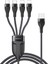 4'ü 1 Arada Usb'den Type C*2+Lightning*2 Şarj Kablosu Naylon Örgülü Cep Telefonu Kablosu (Yurt Dışından) 1