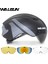 Renk 7 Stili E 54-58CM Walgun Aero Bisiklet Kaskı Yol Bisiklet Kaskları Lens Gözlük Şemsiye Zaman Deneme Tt Triatlon Bisiklet Kaskı Erkek Kadın Güvenlik Kaskı (Yurt Dışından) 2