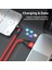 1 M 2'si 1 Arada Manyetik Şarj Kablosu 3A Usb'den 8 Pim'e + LED Işıklı Tip-C Veri Senkronizasyon Kablosu-Yeşil (Yurt Dışından) 5