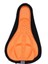 Turuncu Tarzı Bisiklet Koltuk Ped Astarı Nefes Alabilir Bisiklet Koltuk Yastığı Kapak 3D Silikon Sünger Yastık Dağ Bisiklet Koltuk Kılıfı Bisiklet Sele (Yurt Dışından) 1