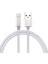 iPhone 15 Serisi için 0,5 M Dokuma Doku Tip-C USB Ters Çevrilebilir Kablo, Samsung Note 8/s8/s8 Plus Vb. için-Beyaz (Yurt Dışından) 1