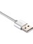 iPhone 15 Serisi için 0,5 M Dokuma Doku Tip-C USB Ters Çevrilebilir Kablo, Samsung Note 8/s8/s8 Plus Vb. için-Beyaz (Yurt Dışından) 4