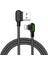 Button Serisi Naylon Örgülü 3m Lightning 8pin iPhone Ipod için USB Data Sync Şarj Kablosu-Siyah (Yurt Dışından) 1