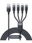1,2 M Çok Amaçlı Seri 4'ü 1 Arada Type-C*2+Lightning+Micro 3,5A Hızlı Şarj Veri Kablosu (Yurt Dışından) 1