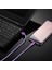 iPhone 15 Serisi için 2m Dokuma Doku Tip-C Samsung Note 8/s8/s8 Plus Vb. için USB Tersinir Veri Aktarım Telefon Kablosu-Mor (Yurt Dışından) 5