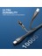 1m 2.4A Usb-A-Yıldırım Hızlı Şarj Kablosu Karbon Çelik Hortum Yaylı Veri Kablosu-Siyah (Yurt Dışından) 5