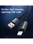 Mdd 1,8m Lightning Şarj Kablosu, Iphone, iPad için Usb'den Lightning Veri Kablosuna (Siyah) (Yurt Dışından) 3