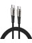 1m USB C-Usb C Kablosu Pd 65W Hızlı Şarj Pvc Naylon Örgülü Veri Kablosu için iPhone 15 Serisi/huawei Mate 60/xiaomi (Yurt Dışından) 1