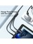 1,2 M 3'ü 1 Arada Şarj Kablosu 3A Usb'den Mikro Usb'ye, Type-C, Iphone, iPad Veri Kablosu için (Yurt Dışından) 5